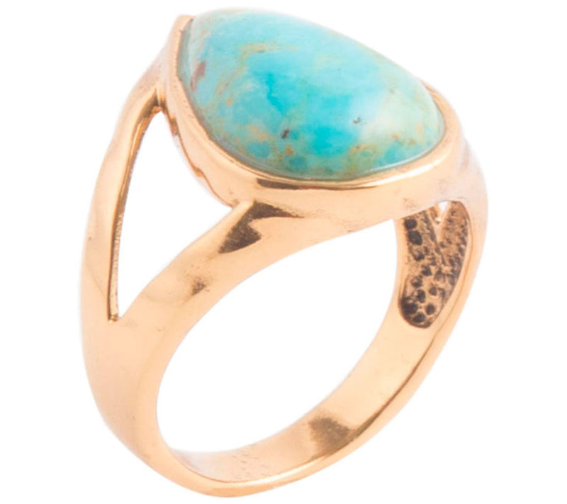 Barse Artisan Crafted Composite TurquoiseCabochon Ring — Main view