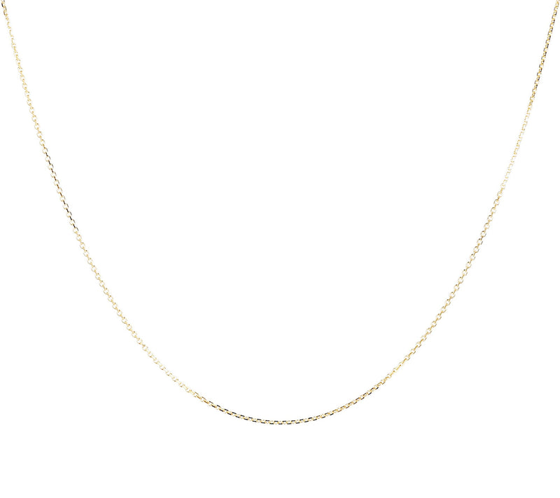 Italian Gold 18" Forzatina Link Necklace, 10K Gold — View 3