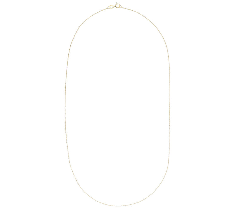 Italian Gold 20" Forzatina Link Necklace, 10K — View 4
