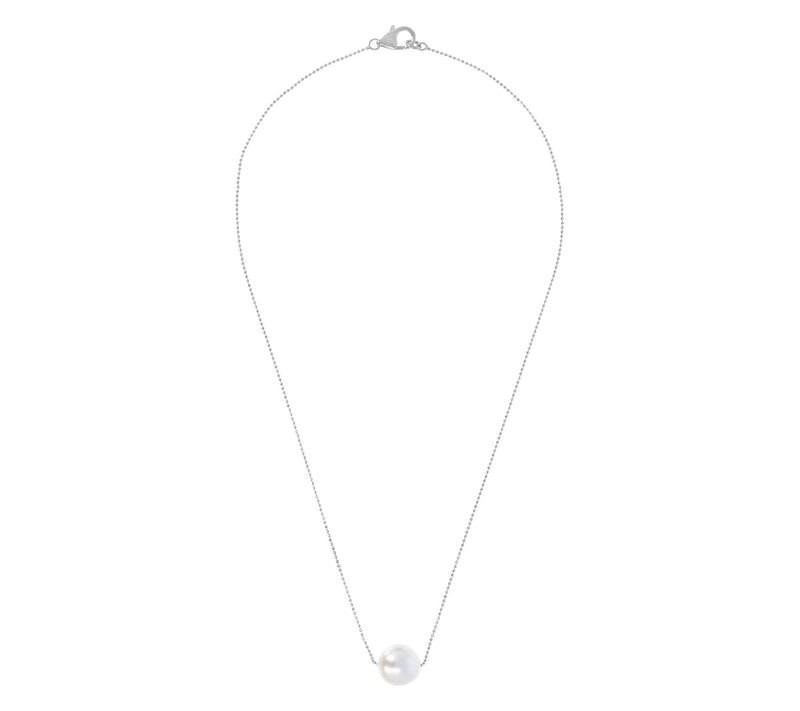 Honora Sliding Cultured Ming Pearl Necklace,Sterling Silver — View 10