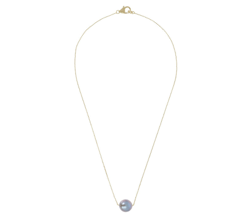 Honora Sliding Cultured Ming Pearl Necklace, 14K Gold Clad — View 11