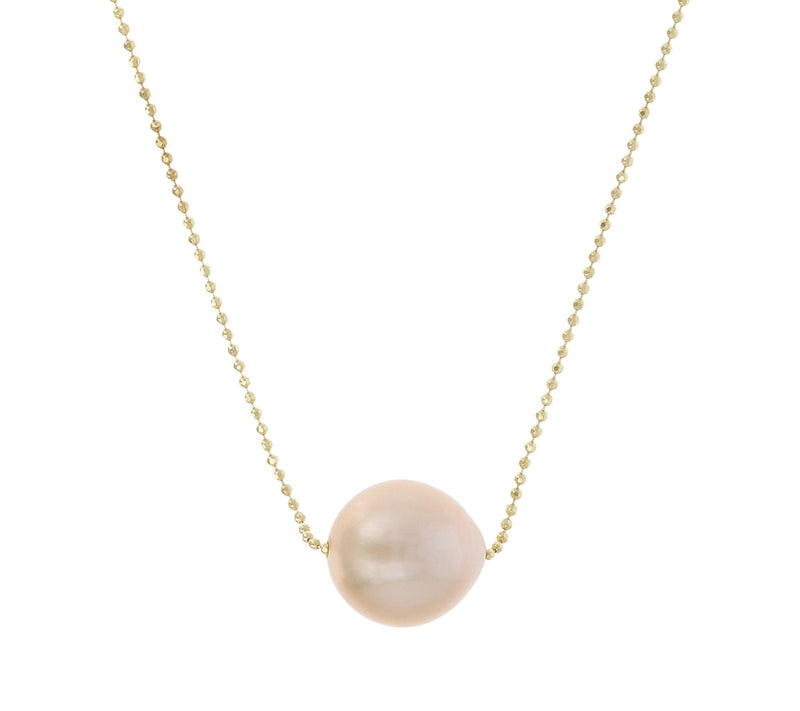 Honora Sliding Cultured Ming Pearl Necklace, 14K Gold Clad — View 5