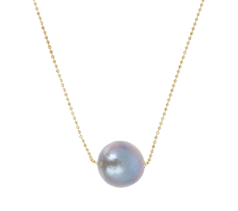 Honora Sliding Cultured Ming Pearl Necklace, 14K Gold Clad — View 7