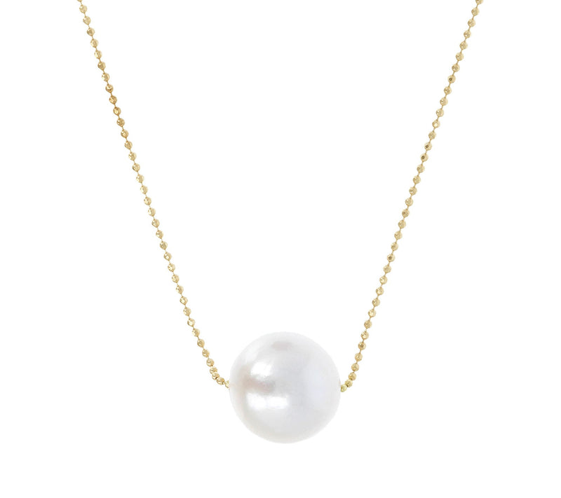 Honora Sliding Cultured Ming Pearl Necklace, 14K Gold Clad — View 9