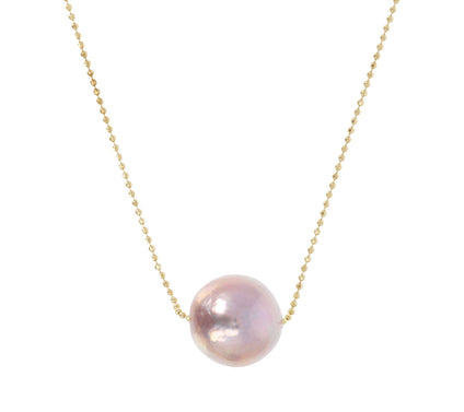 Honora Sliding Cultured Ming Pearl Necklace, 14K Gold Clad