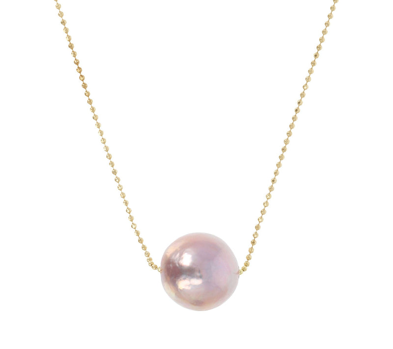 Honora Sliding Cultured Ming Pearl Necklace, 14K Gold Clad — Main view