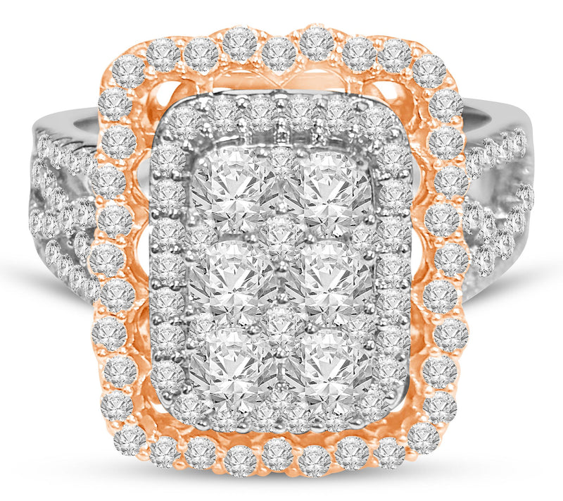 Affinity 2.00 cttw Diamond Two-Tone Ring, 14K Gold — Main view