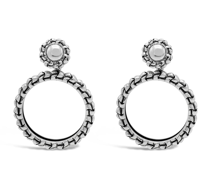 Tiffany Kay Studio Sterling Convertible Doorknocker Earrings — Main view