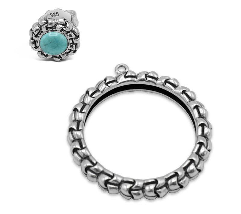 Tiffany Kay Studio Sterling Convertible Turquoise Earrings — View 2