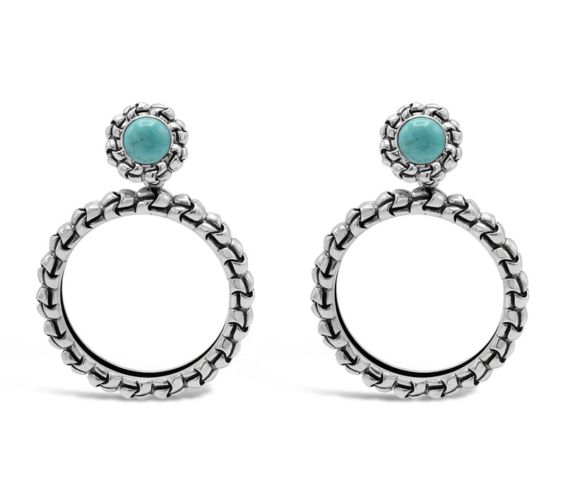 Tiffany Kay Studio Sterling Convertible Turquoise Earrings — Main view
