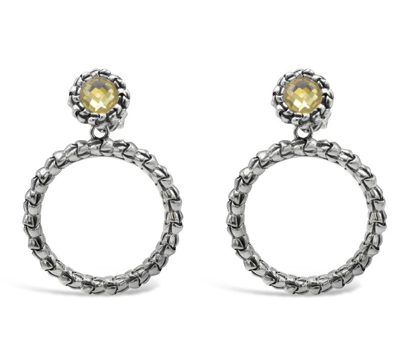 Tiffany Kay Studio Sterling Convertible Rock Crystal Earrings — Main view