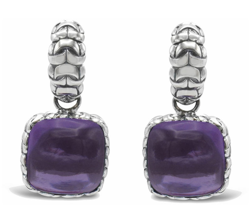 Tiffany Kay Studio Sterling Silver Amethyst Drop Earrings — Main view