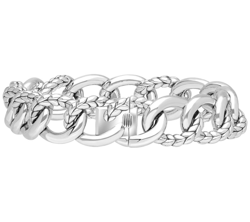 Tiffany Kay Studio Sterling Silver HerringboneLink Bracelet — View 2