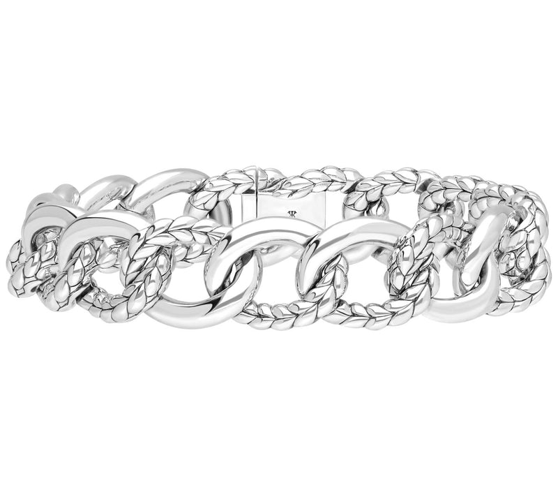 Tiffany Kay Studio Sterling Silver HerringboneLink Bracelet — Main view