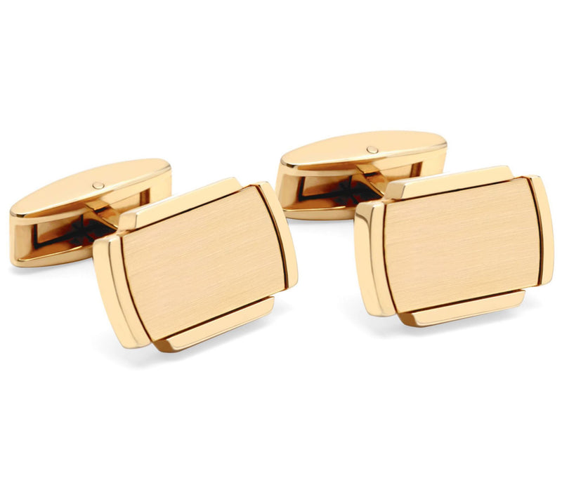 James Michael Men's Goldtone Rectangle CuffLinks — Main view