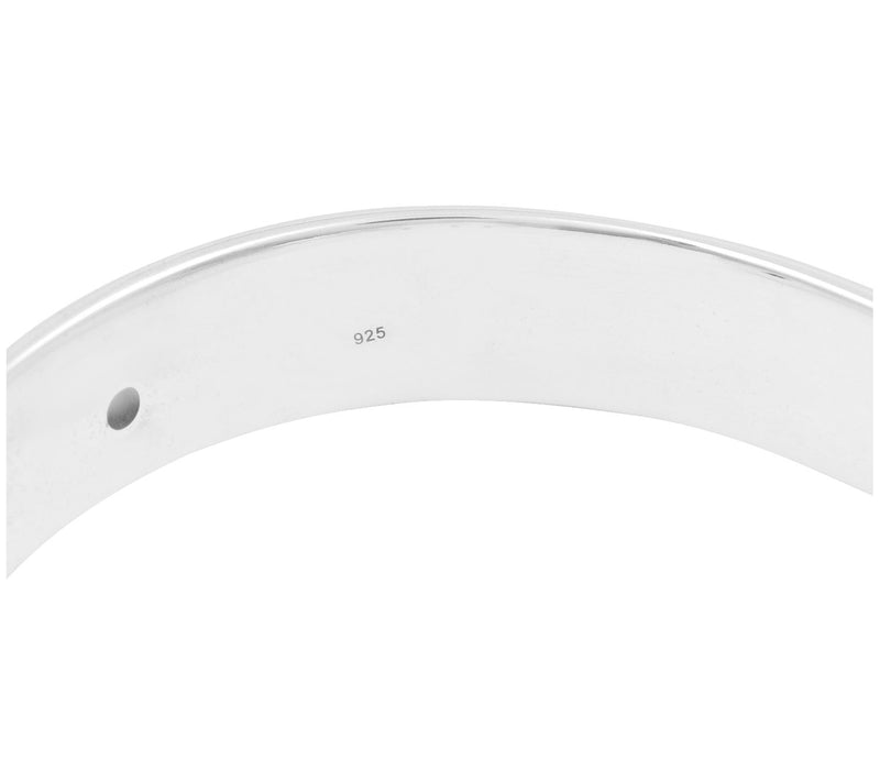 Artisan Crafted Sterling Silver Larimar Cuff — View 5