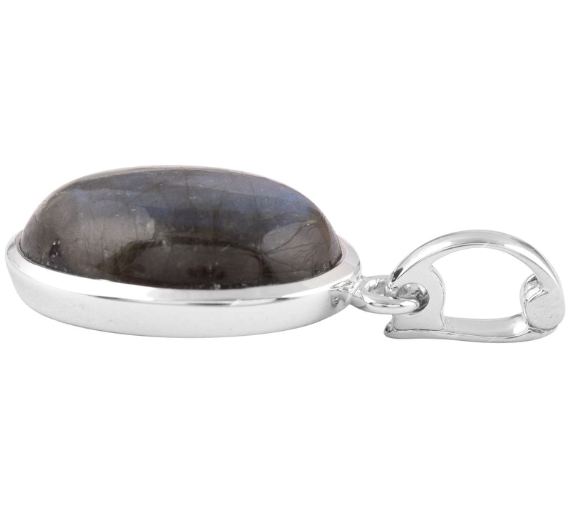 Sterling Silver Labradorite Enhancer — View 2