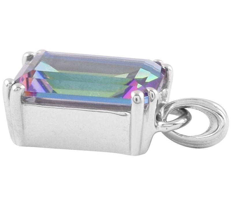 Sterling Silver 5.55 cttw Blue Quartz Pendant — View 2