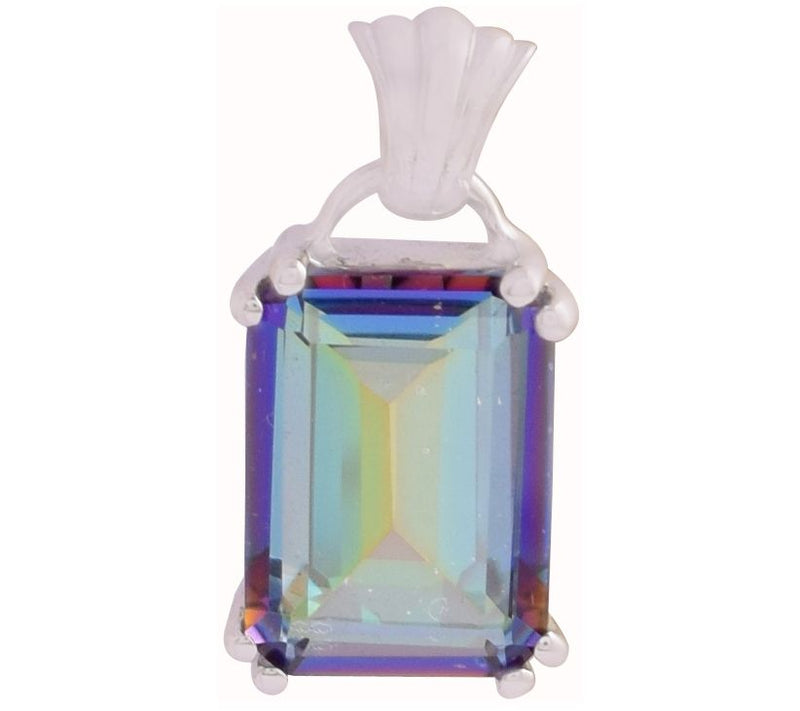 Sterling Silver 5.55 cttw Blue Quartz Pendant — Main view
