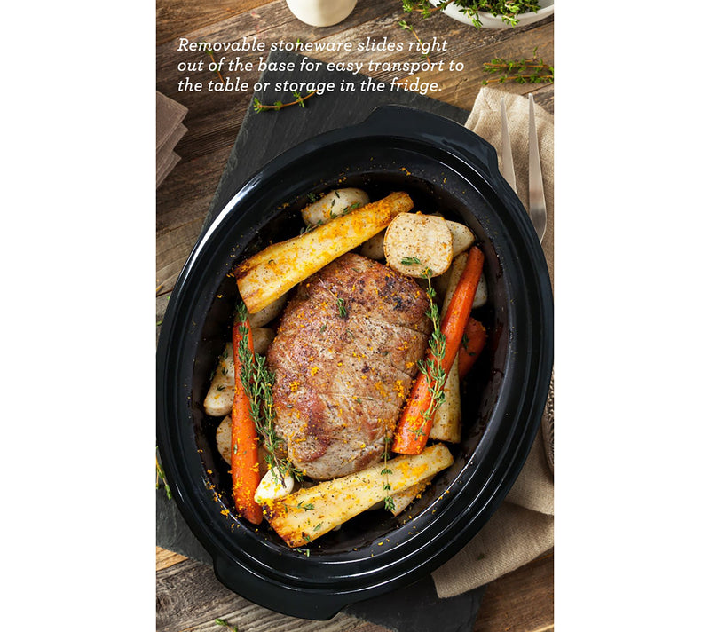Elite Platinum 8.5-qt Stainless Steel Slow Cooker — View 5