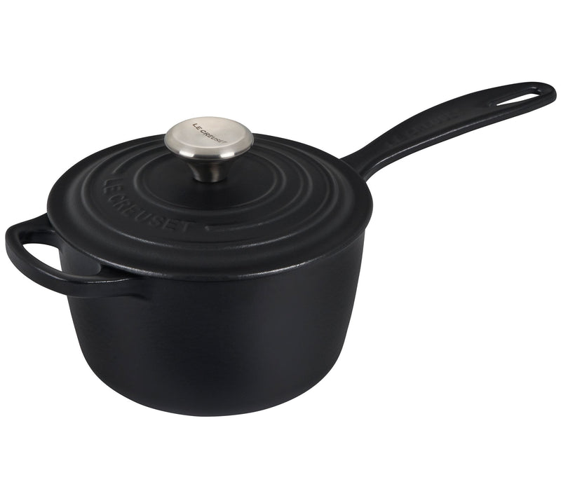 Le Creuset Signature 1.75-qt Iron Handle Saucep  an — View 32