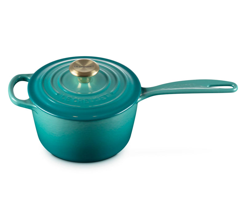Le Creuset Signature 1.75-qt Iron Handle Saucep  an — View 52