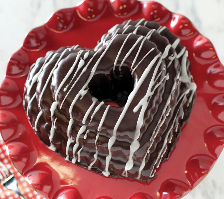 Nordic Ware Tiered Heart Bundt Pan — View 3