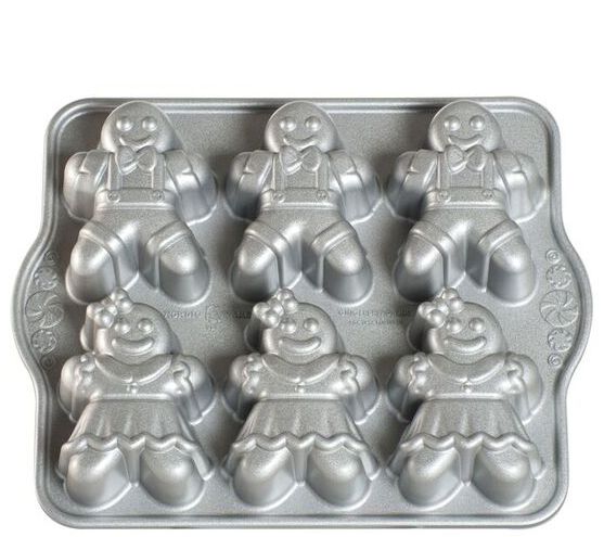 Nordic Ware Gingerbread Kids Cakelet Pan — Main view