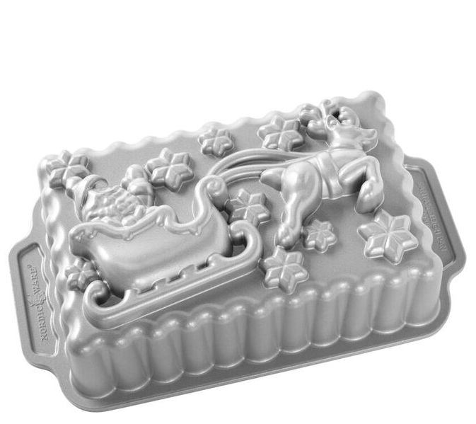 Nordic Ware Santa's Sleigh Loaf Pan — Main view