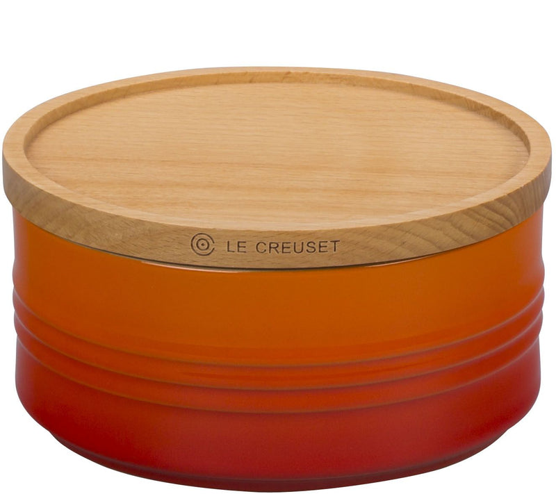 Le Creuset 23-oz Canister with Wooden Lid — View 7