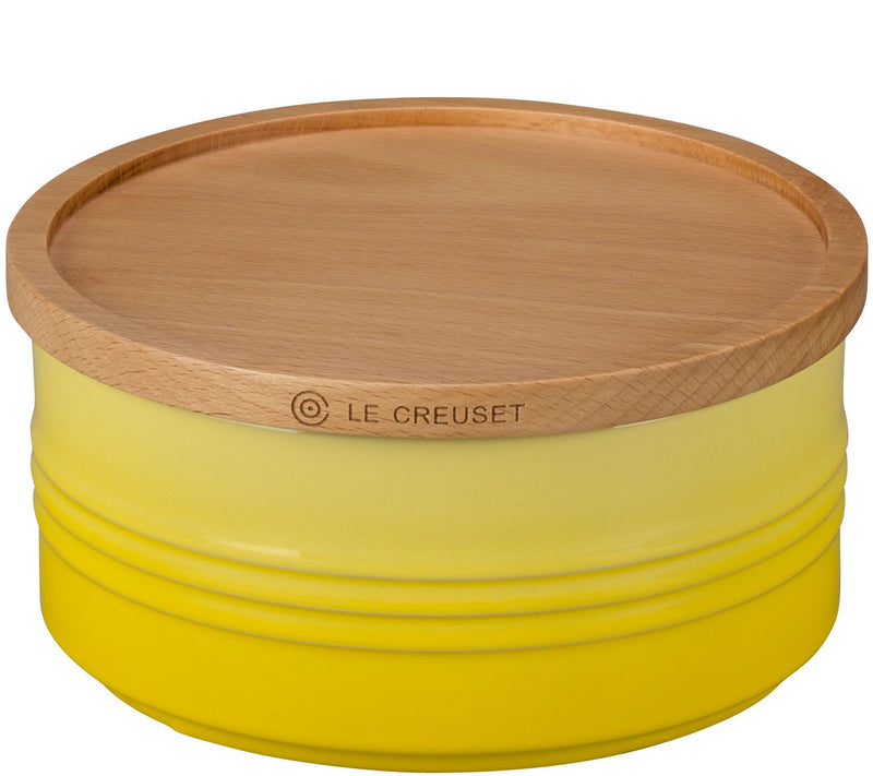 Le Creuset 23-oz Canister with Wooden Lid — View 23