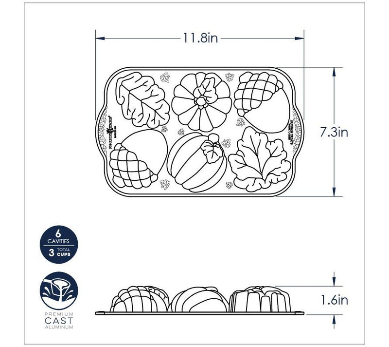 Nordic Ware Autumn Treats Pan — View 3