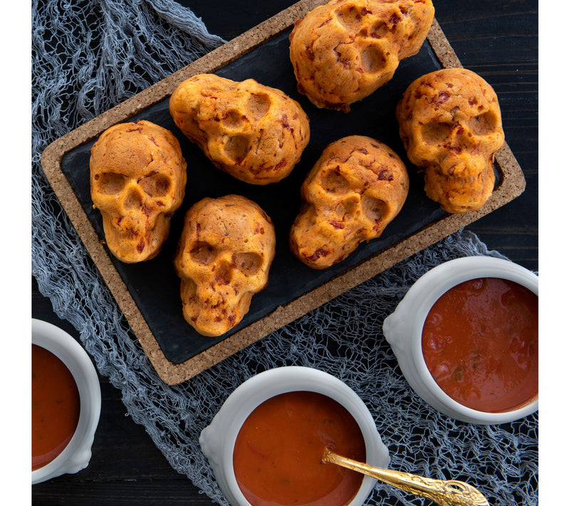 Nordic Ware Haunted Skull Cakelet Pan — View 7