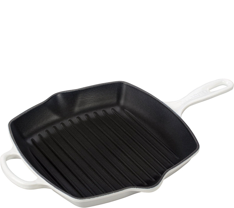 Le Creuset 10.25" Signature Square Skillet Grill — View 21