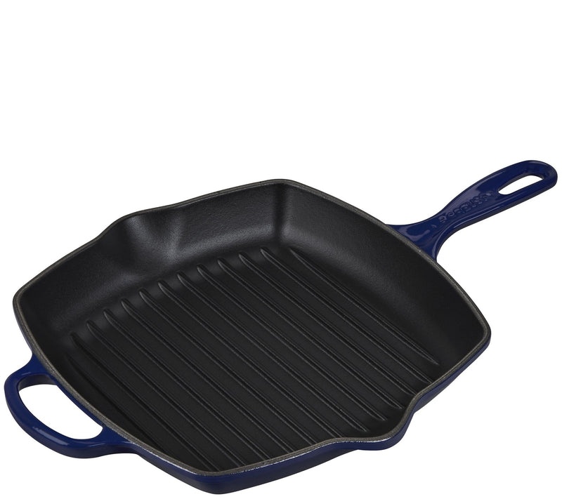 Le Creuset 10.25" Signature Square Skillet Grill — View 7