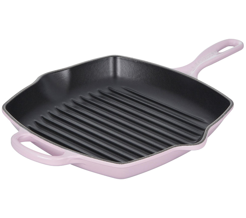 Le Creuset 10.25" Signature Square Skillet Grill — View 31