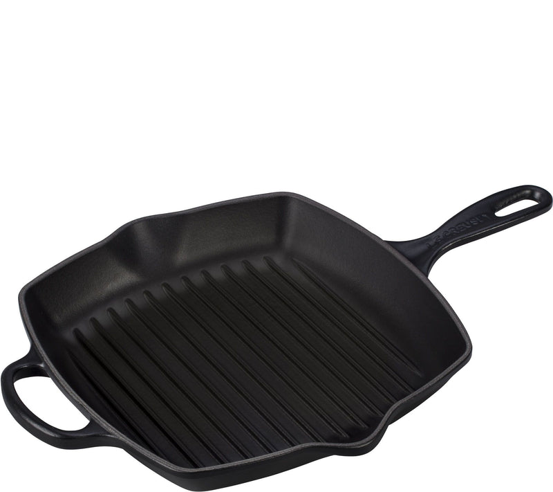 Le Creuset 10.25" Signature Square Skillet Grill — View 13