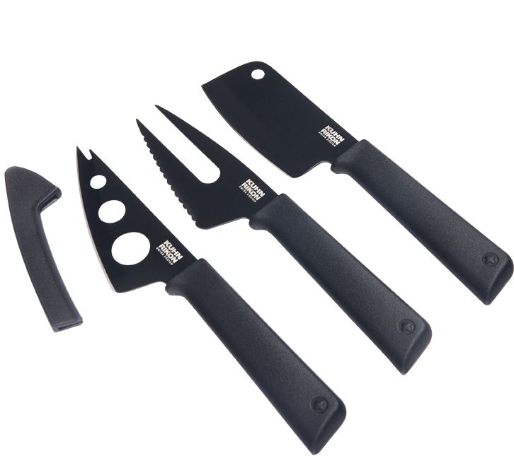 Kuhn Rikon Colori Cheese Knife Set - Graphite — Main view