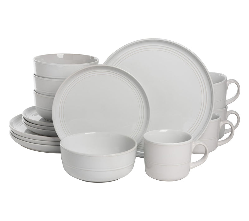 10 Strawberry Street Double Line 16 Piece Dinne rware Set — Main view