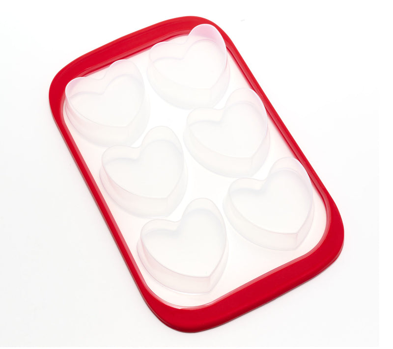 Henning Lee Look & Cook Silicone 6-Cup Heart Shaped Muffin Pan — View 8
