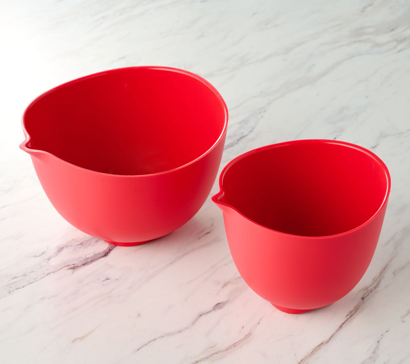 Prepology 2-Piece Silicone Mixing Bowls w/ Pour Spouts — View 7