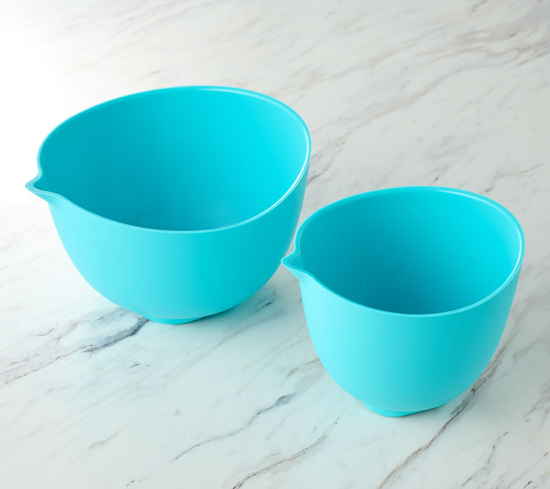 Prepology 2-Piece Silicone Mixing Bowls w/ Pour Spouts — View 8