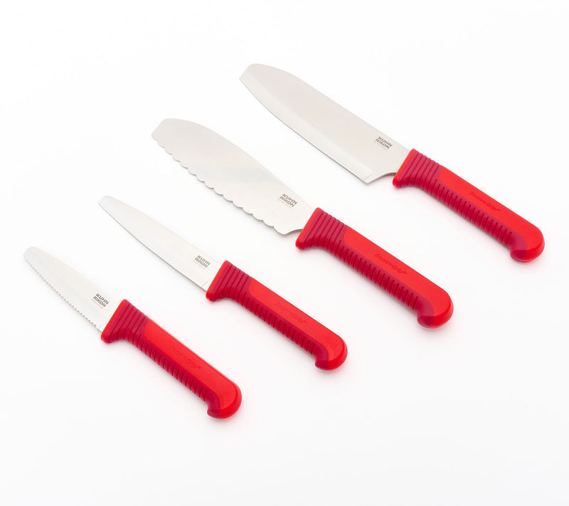 Kuhn Rikon Set of 4 SecureGrip Essential Knife Set — View 7