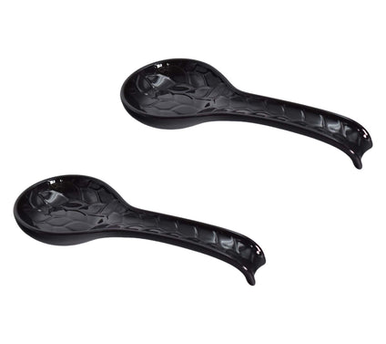 Temp-tations Carved Willow Set of 2 Long Stem Spoon Rests
