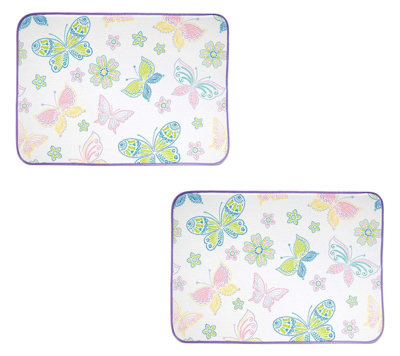 Temp-tations Seasonal Set of (2) 26"x18" XL Drying Mats — Main view