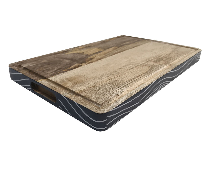 Temp-tations Woodland 20" XL Mango Wood Cutting Board — View 5