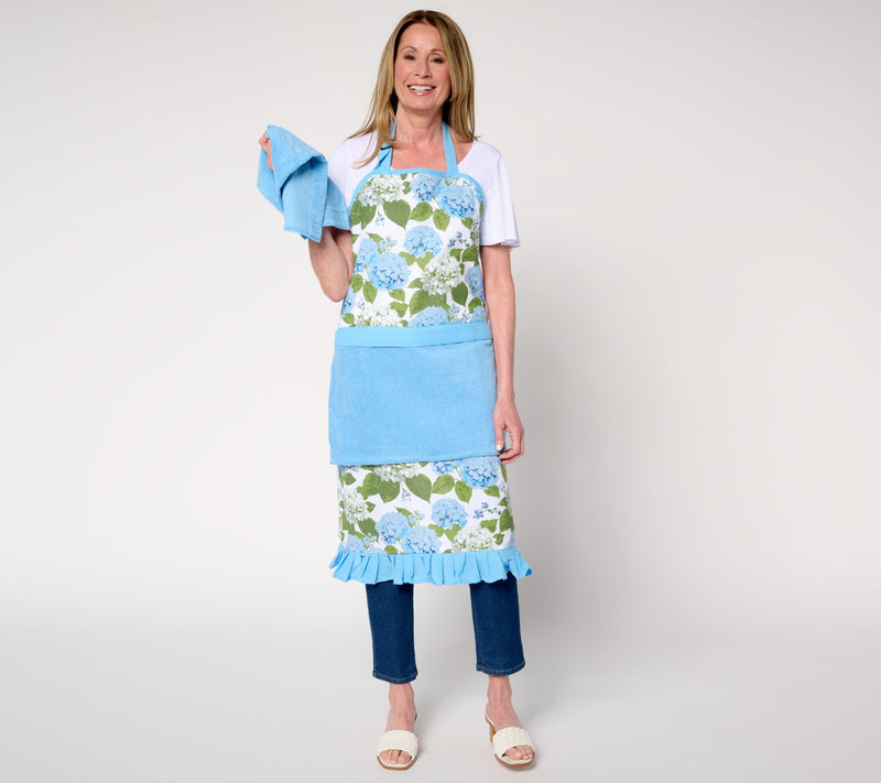 Temp-tations Special Edition Apron with 2 Dish Towels — View 7