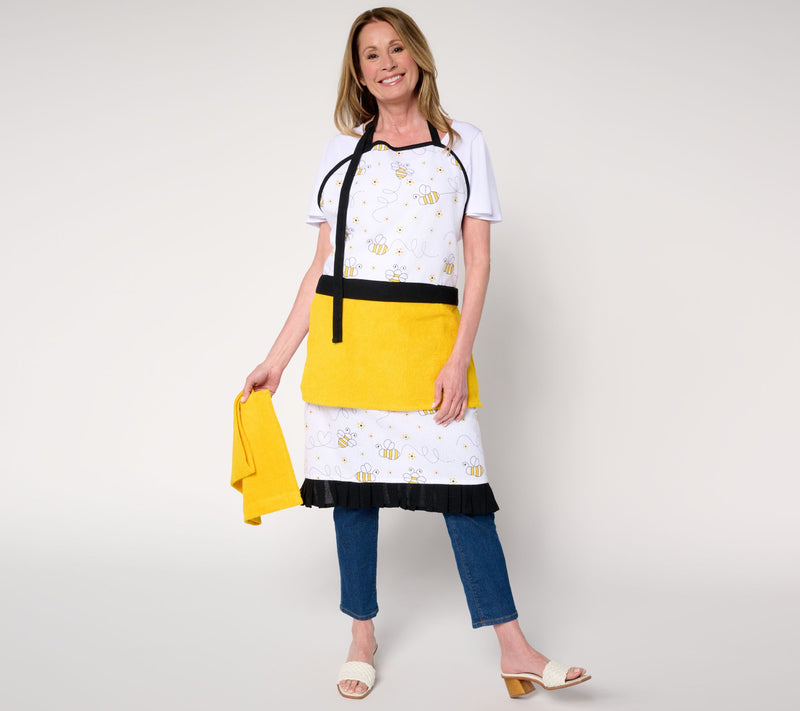 Temp-tations Special Edition Apron with 2 Dish Towels — View 8