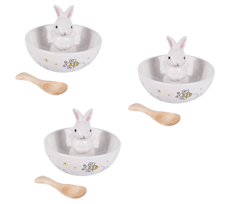 Temp-tations Special Edition Candy Dishes with Wood Serving Spoons — Main view