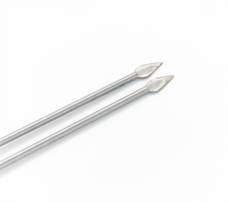 Technique Set of 3 Stainless Steel BBQ Skewers w/ Push-Off Slider — View 3